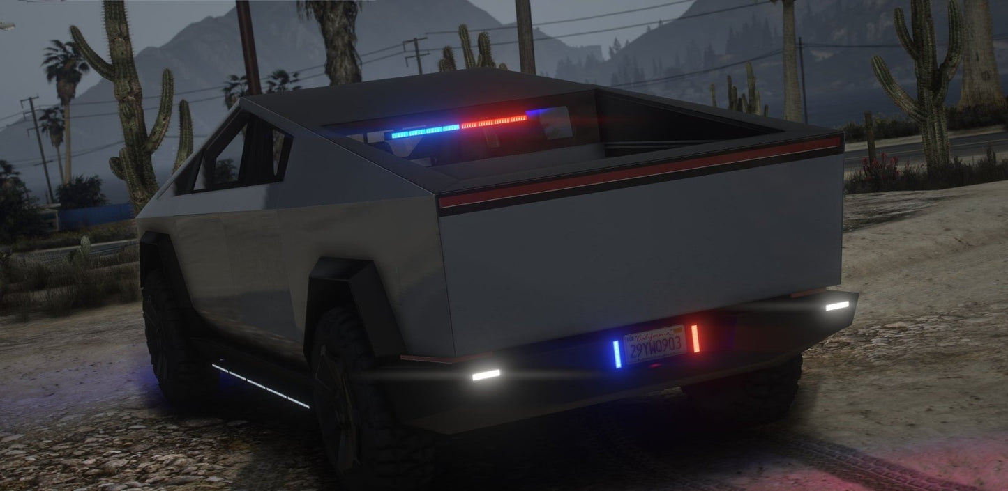 FiveM Debadged Car 2024 Tesla Cybertruck - Northern Modifications