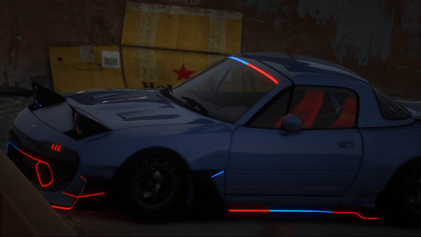 FiveM Debadged Vehicle 1990 Mazda Miata Widebody - Northern Modifications