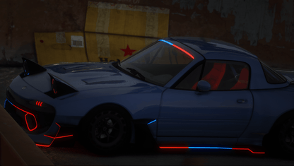 FiveM Debadged Vehicle 1990 Mazda Miata Widebody - Northern Modifications
