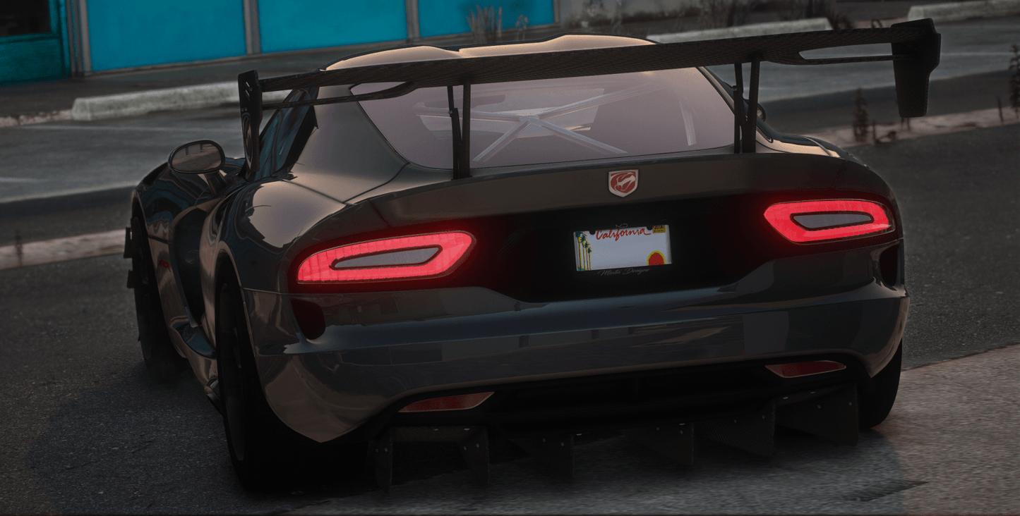 FiveM Debadged Vehicle 2016 Dodge Viper ACR Extreme Kit - Northern Modifications