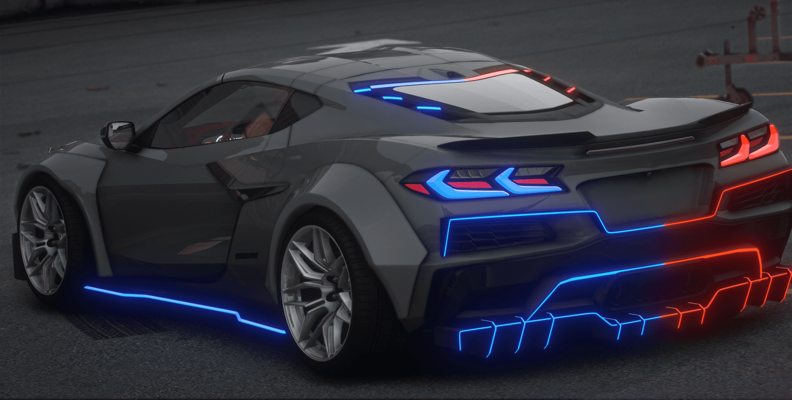 FiveM Debadged Vehicle 2020 Chevrolet Corvette C8 Alpha Design - Northern Modifications