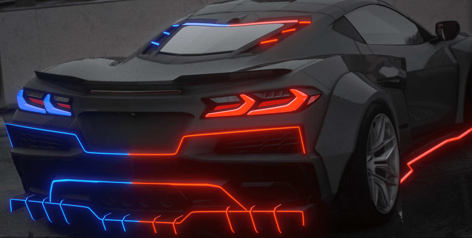 FiveM Debadged Vehicle 2020 Chevrolet Corvette C8 Alpha Design - Northern Modifications