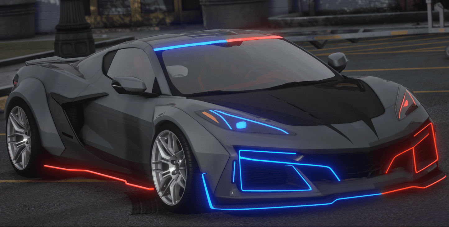 FiveM Debadged Vehicle 2020 Chevrolet Corvette C8 Alpha Design - Northern Modifications