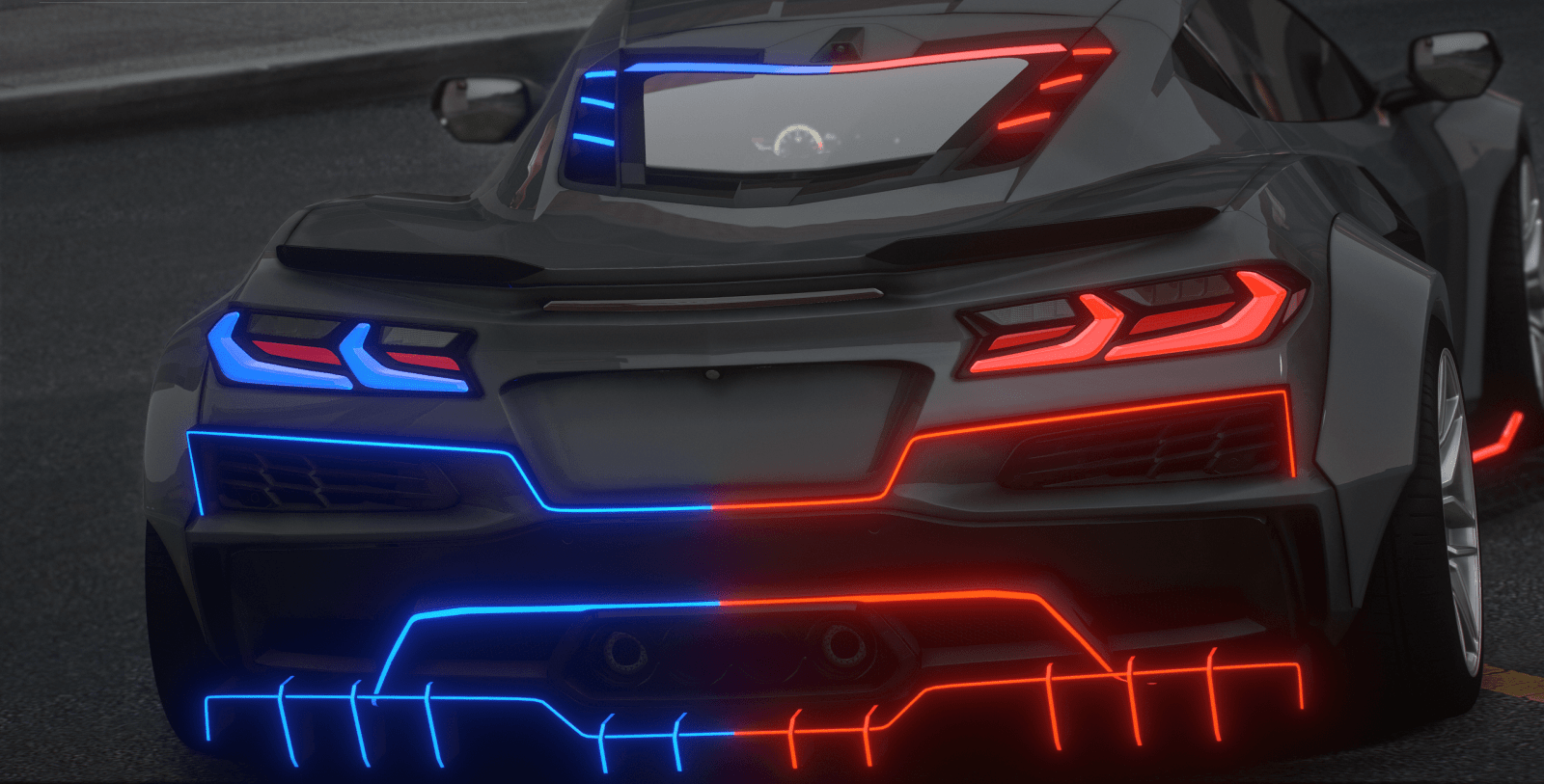 FiveM Debadged Vehicle 2020 Chevrolet Corvette C8 Alpha Design - Northern Modifications