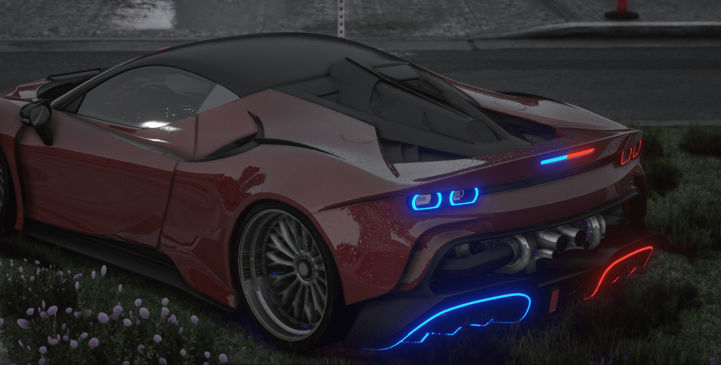 FiveM Debadged Vehicle 2020 Ferrari SF90 Stradale Widebody - Northern Modifications