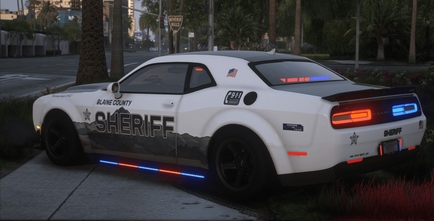 FiveM Debadged Vehicle 2022 Dodge Challenger Demon Twin Turbo - Northern Modifications