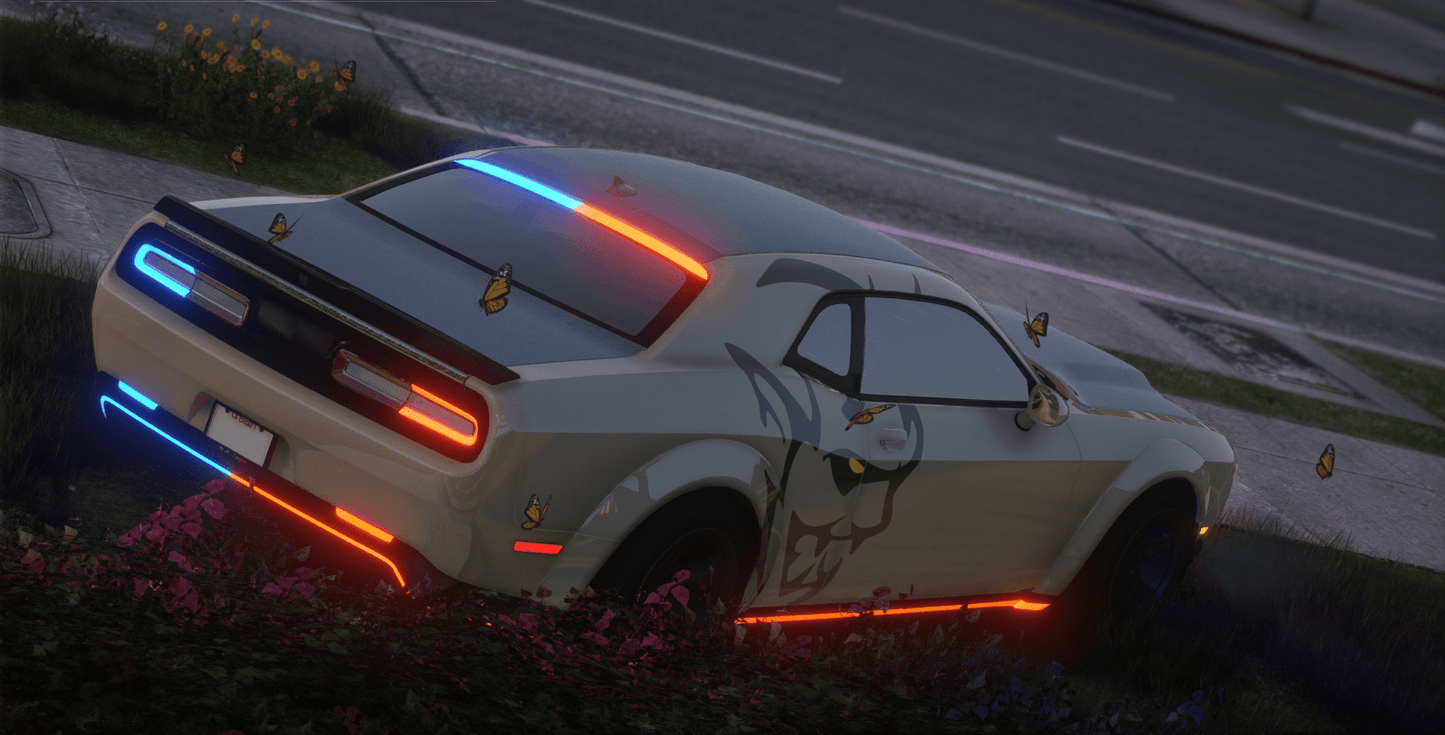 FiveM Debadged Vehicle 2022 Dodge Challenger Demon Twin Turbo - Northern Modifications