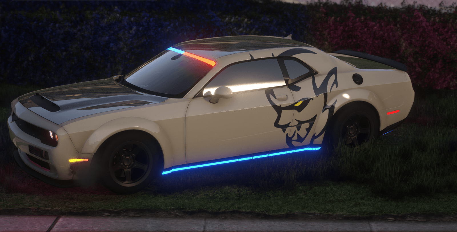 FiveM Debadged Vehicle 2022 Dodge Challenger Demon Twin Turbo - Northern Modifications