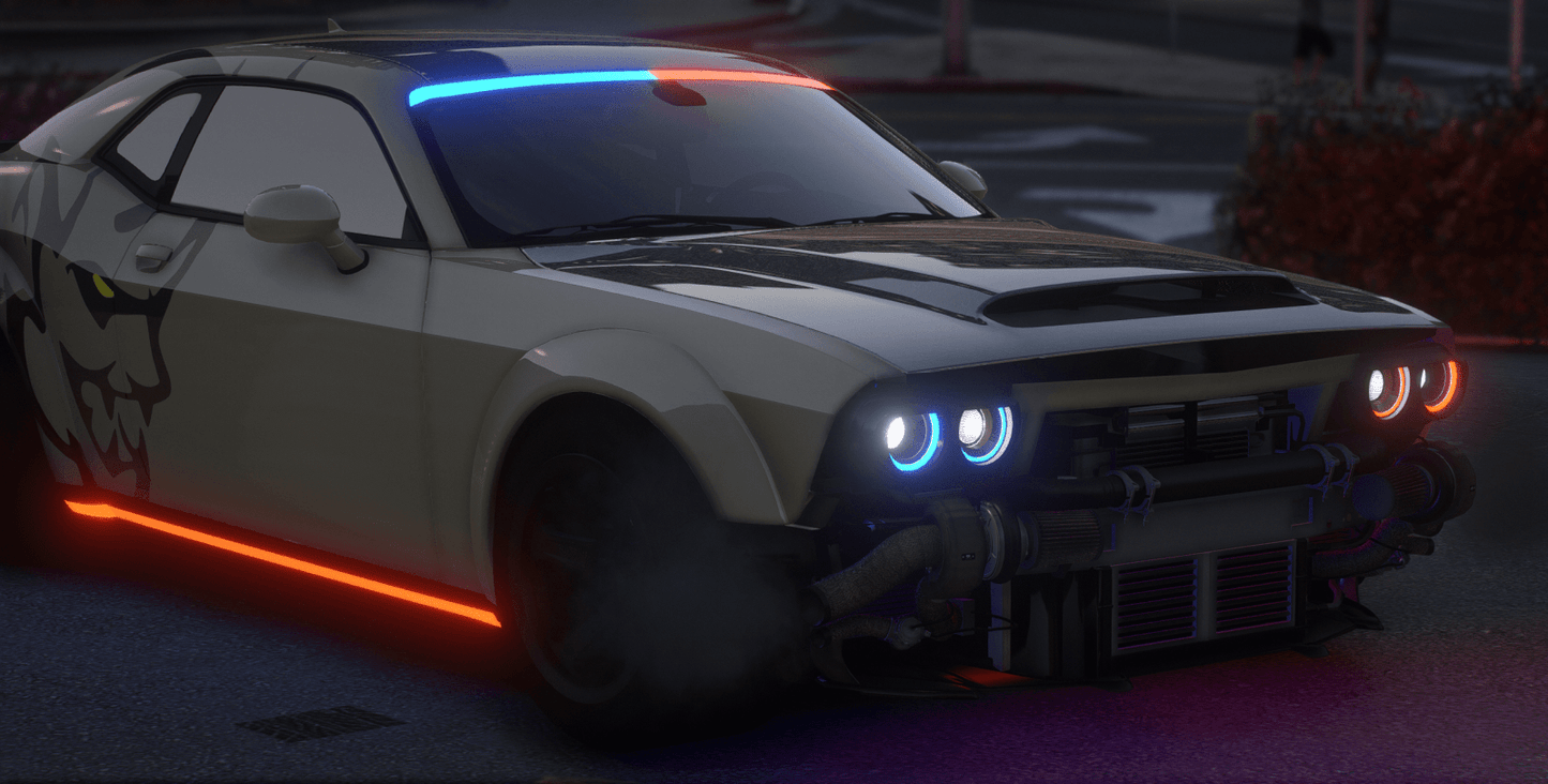 FiveM Debadged Vehicle 2022 Dodge Challenger Demon Twin Turbo - Northern Modifications