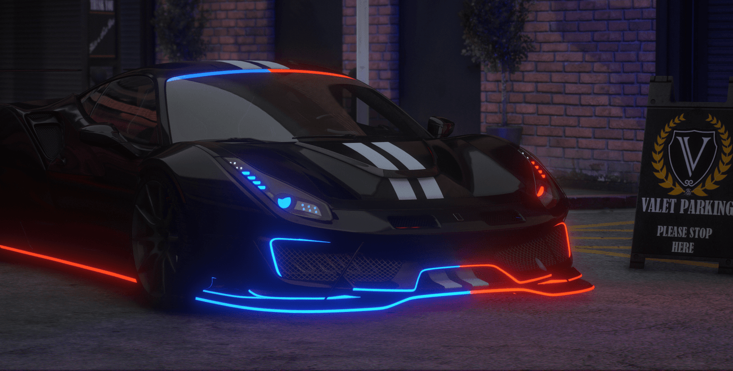 FiveM Debadged Vehicle 2023 Ferrari Pista 488 - Northern Modifications