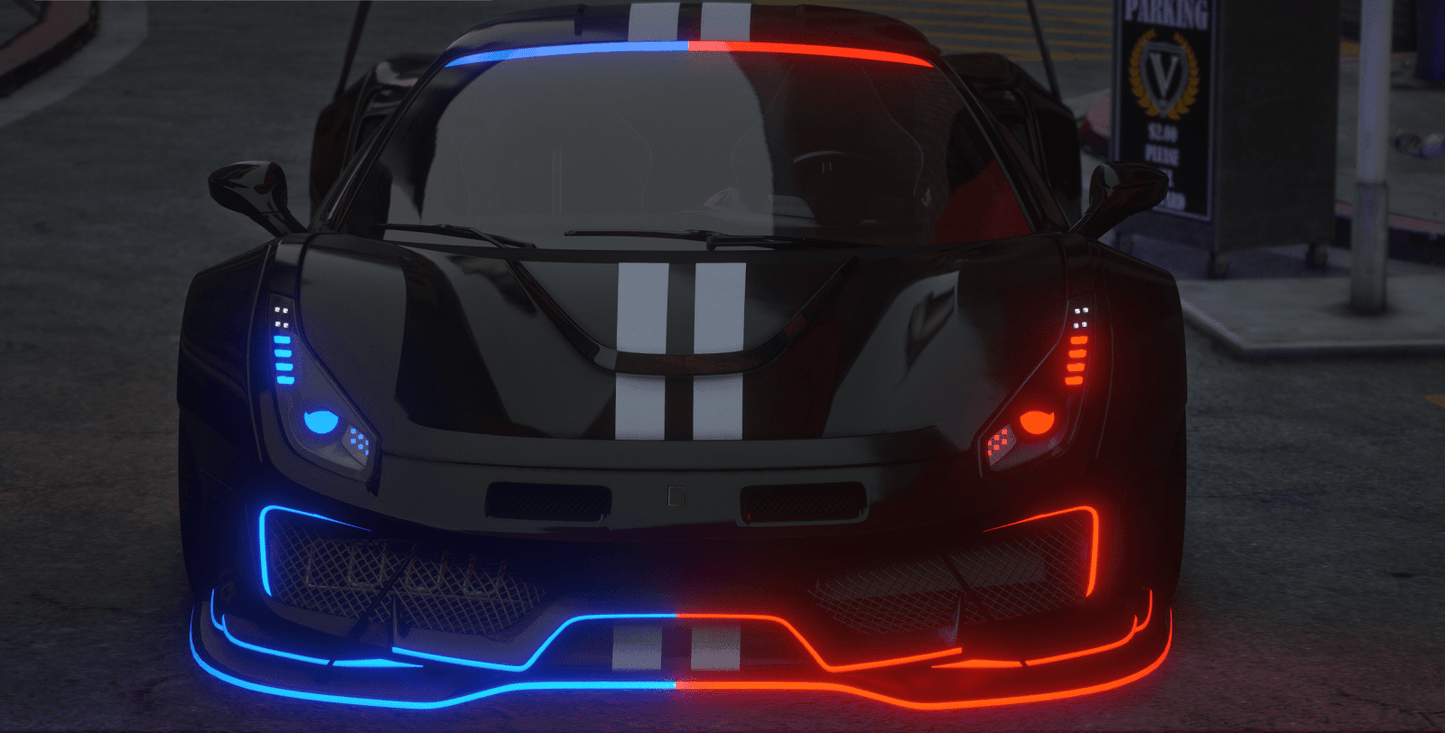 FiveM Debadged Vehicle 2023 Ferrari Pista 488 - Northern Modifications