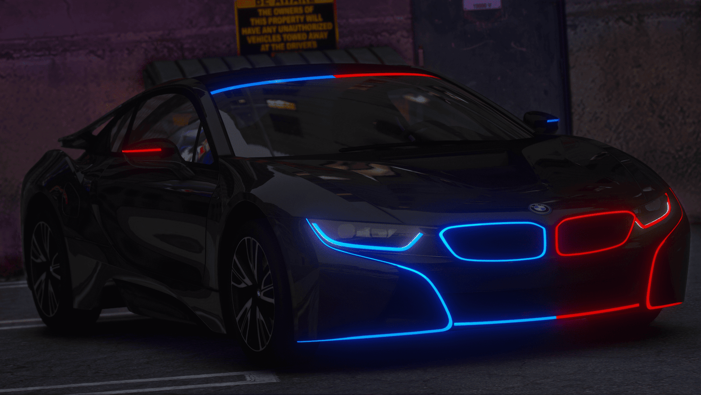 FiveM Debadged Vehicle BMW i8 2015 - Northern Modifications