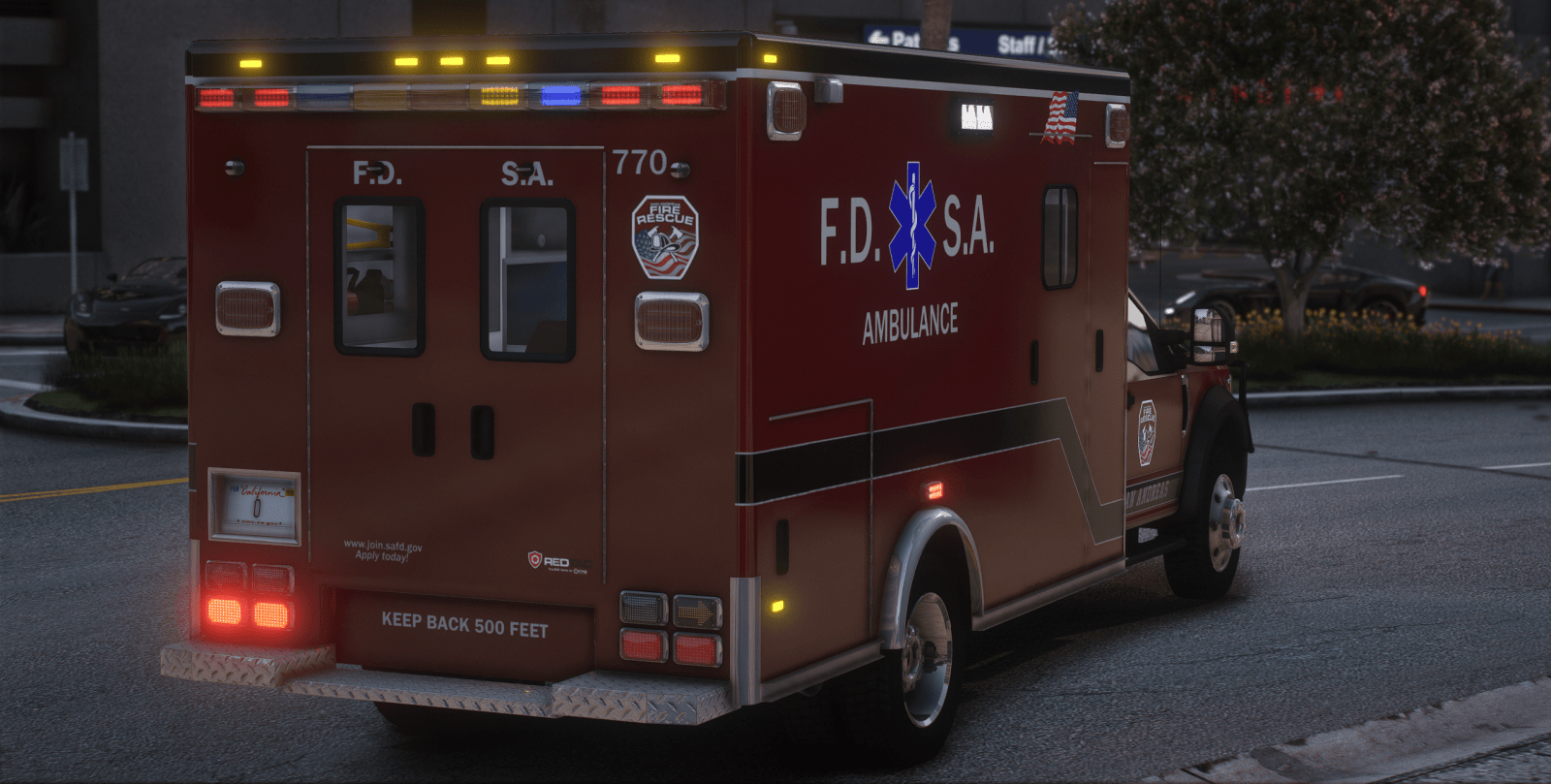 FiveM Debadged Vehicle Generic FD Ambulance - Northern Modifications