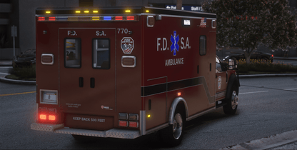 FiveM Debadged Vehicle Generic FD Ambulance - Northern Modifications