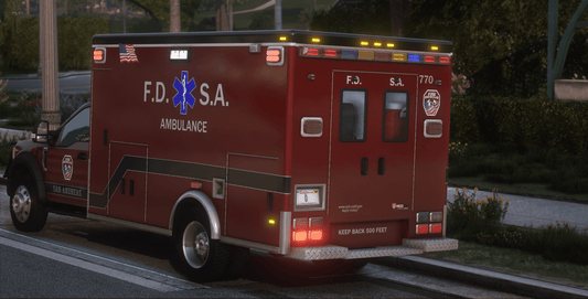 FiveM Debadged Vehicle Generic FD Ambulance - Northern Modifications