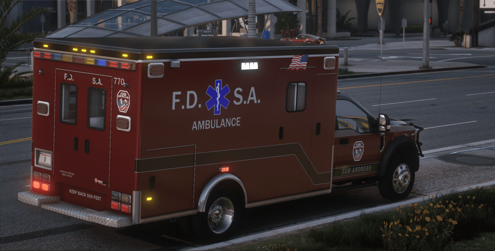 FiveM Debadged Vehicle Generic FD Ambulance - Northern Modifications