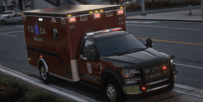 FiveM Debadged Vehicle Generic FD Ambulance - Northern Modifications