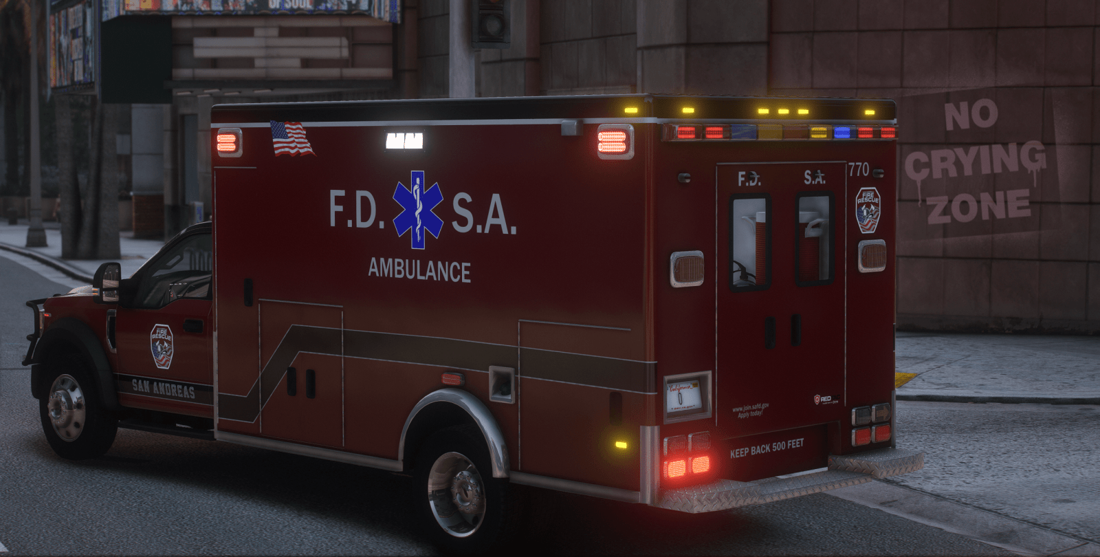 FiveM Debadged Vehicle Generic FD Ambulance - Northern Modifications